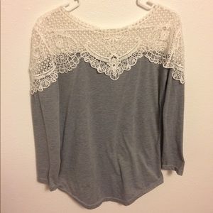 Lace shirt!